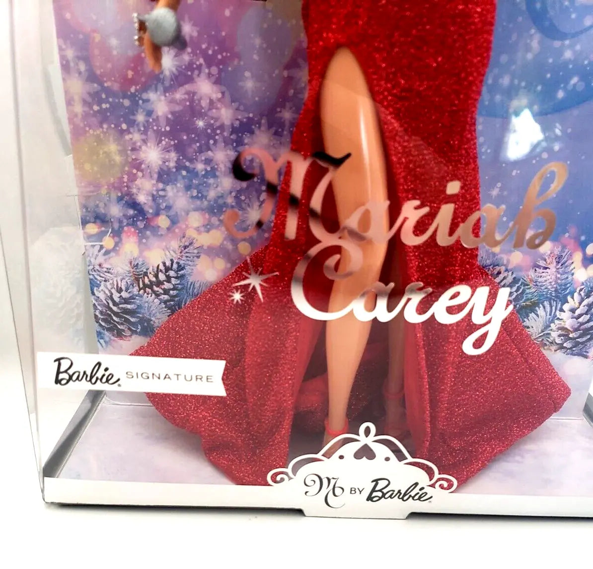 strapless open back dress Barbie Signature Mariah Carey Holiday Doll Red Dress – Quite A Find Toy  Store