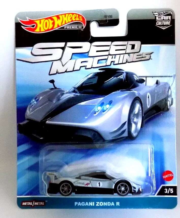 Hot Wheels 2023 Premium Car Culture Speed Machines Pagani Zonda R