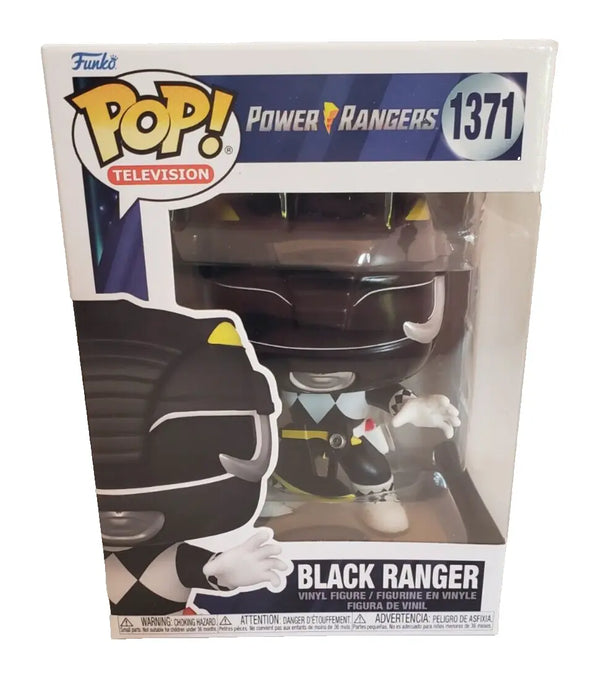 Funko Pop! Power Rangers 30th Anniv. Black Ranger Vinyl Figure #1371