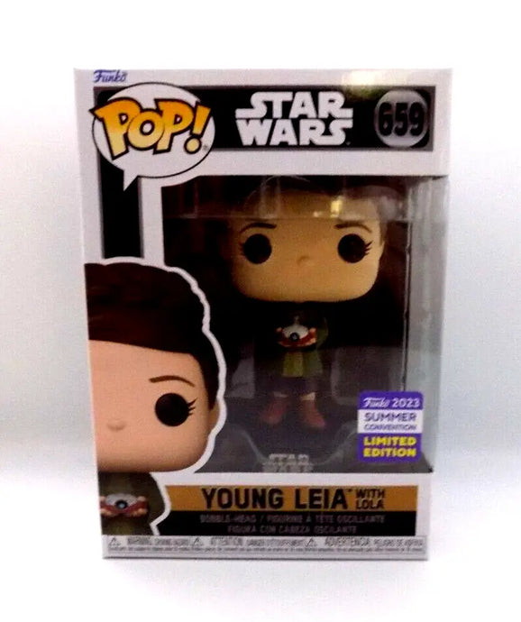 Funko Pop! Star Wars Young Leia with Lola #659