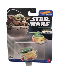 Hot Wheels Star Wars Mandalorian Baby Yoda Grogu Character Car 2024