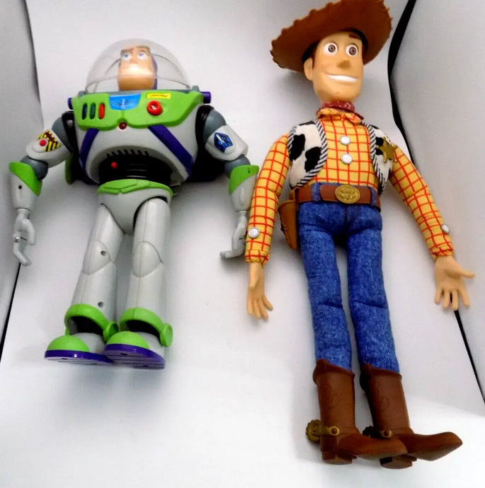 Toy Story 2 Buzz Woody Interactive Talking Buddies Thinkway 62965 Action Figures