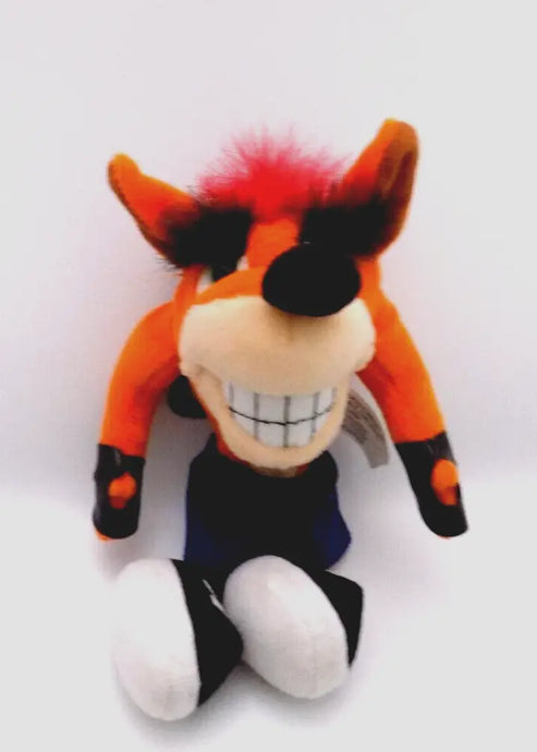 Crash Bandicoot Resaurus Beanbag Plush Keychain