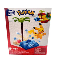 Load image into Gallery viewer, Pokemon Mega Construx Adventure Builder Pikachu&#39;s Beach Splash