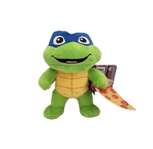 Load image into Gallery viewer, Teenage Mutant Ninja Turtles Turtle Tot Leonardo 7” Plush Pizza Mutant Mayhem