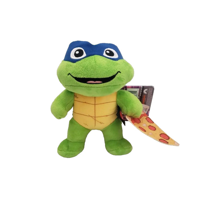 Teenage Mutant Ninja Turtles Turtle Tot Leonardo 7” Plush Pizza Mutant Mayhem